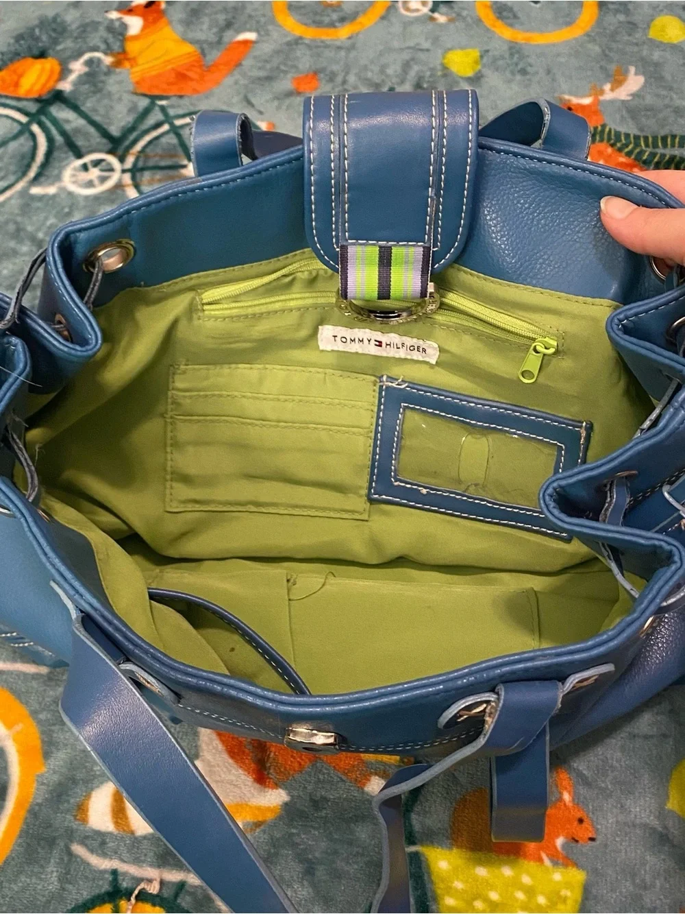Tommy Hilfiger blue green